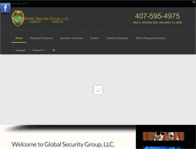Tablet Screenshot of globalsecuritygroupllc.com